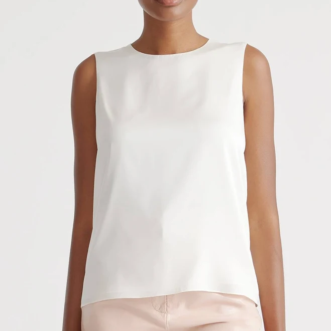 Quince Women's Washable Stretch Mulberry Silk Tank Top
