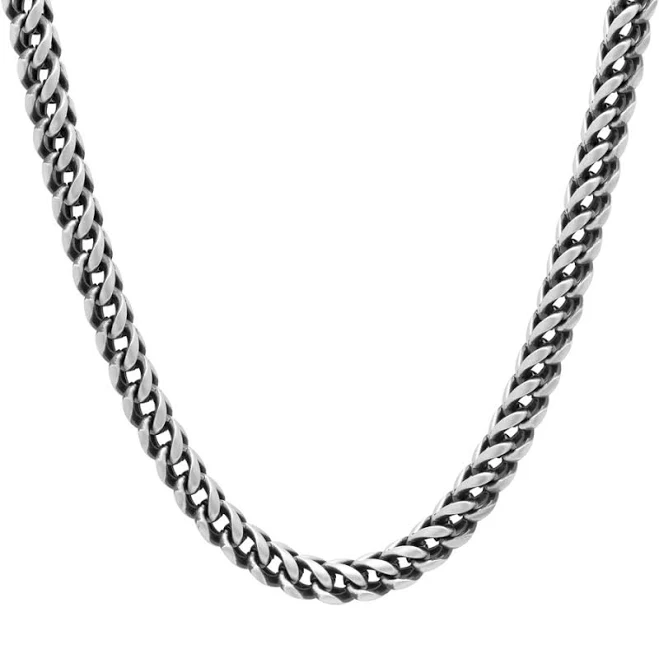 Robert Alton Stainless Steel Franco Chain, 24 Inches