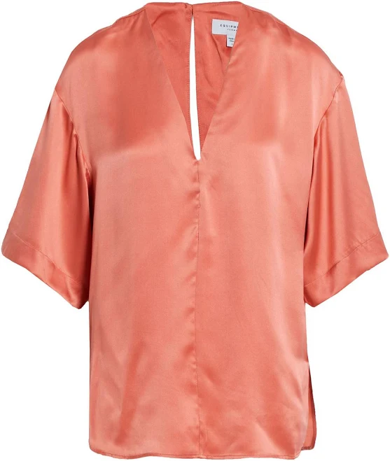 Equipment Women's Akilah Silk-Satin Top