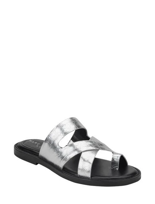 Marc Fisher Women's Genella Leather Slide Sandals