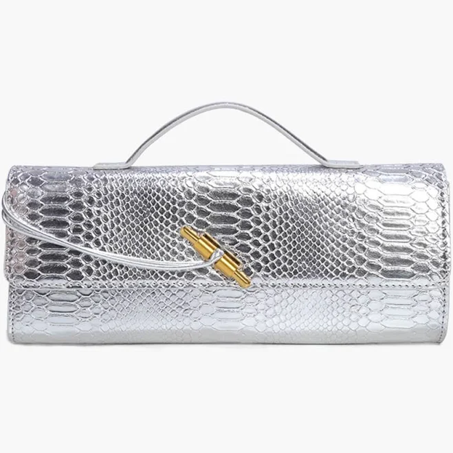 SOERA Bianca Croc-Embossed Vegan Leather Tote Bag