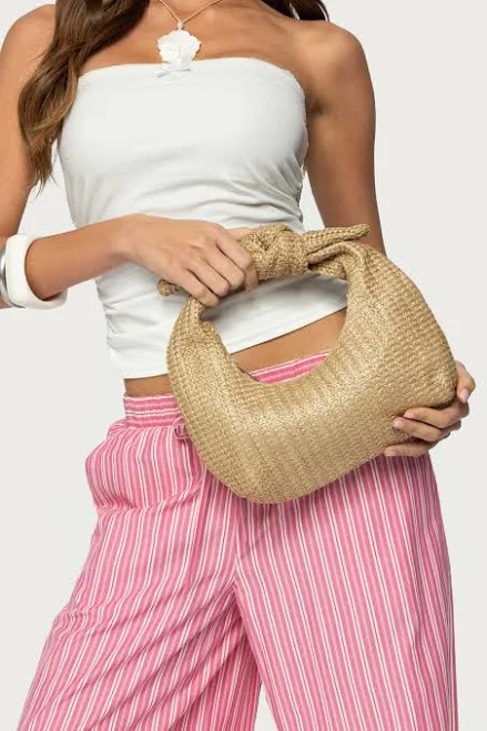 High Tide Mini Straw Bag