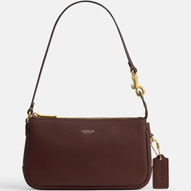 Coach Women's Plaza Leather Shoulder Bag