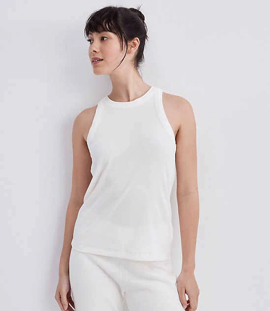 Loft Women's Haven Well Within Organic Cotton Rib Knit Tank Top