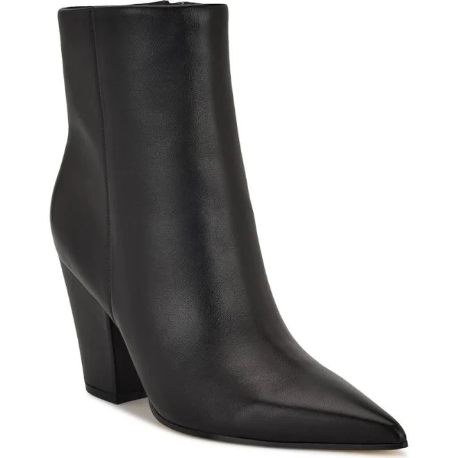 Nine West Women's Ariza Block Heel Ankle Boots