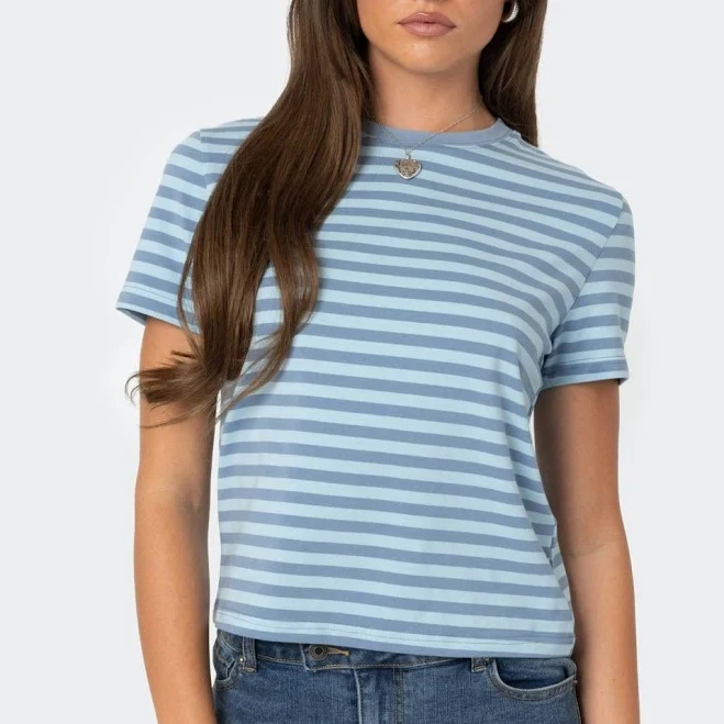 Edikted Women's Callahan Striped T-Shirt