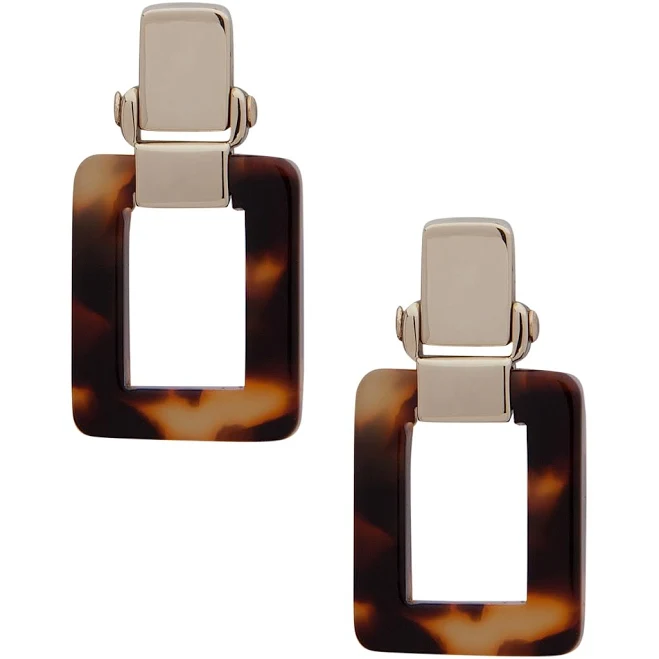 LAUREN Ralph Lauren Women's Tortoise Link Drop Earrings