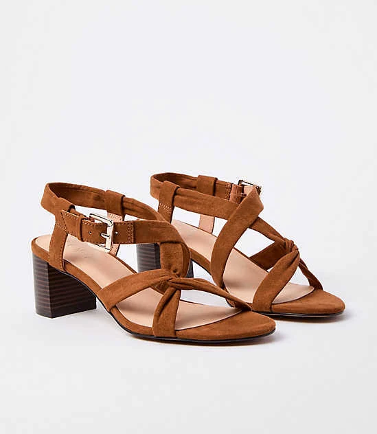 Loft Women's Strappy Block Heel Sandals