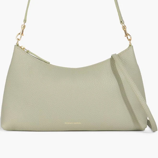 Mansur Gavriel Rhea Bag - Black | Italian Leather