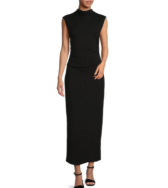 Gianni Bini Women's Knit Mock Neck Bodycon Midi Dress