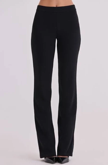 House Of Cb Chiara Straight-Leg High-rise Stretch-Crepe Women Trousers