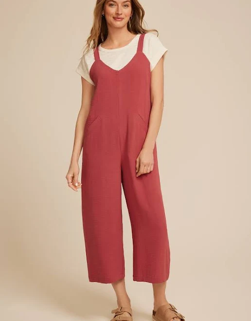 maurices Women's Cool Crepe Wide Leg Jumpsuit