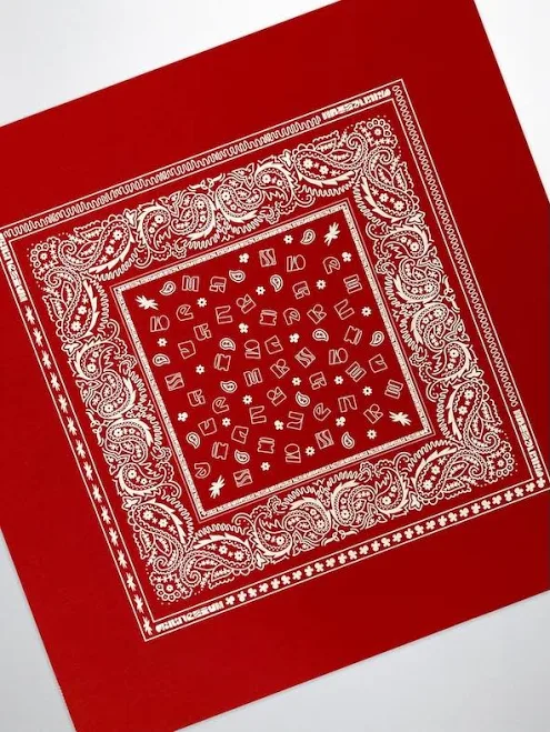 Bold Red Bandana