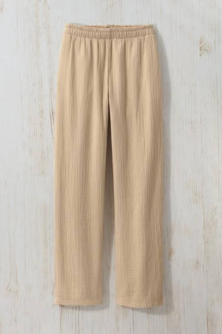 Summer Breeze Gauze Pull-On Pants