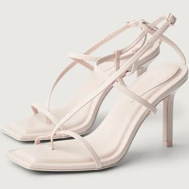 Oak + Fort Thin Strap Heeled Sandals