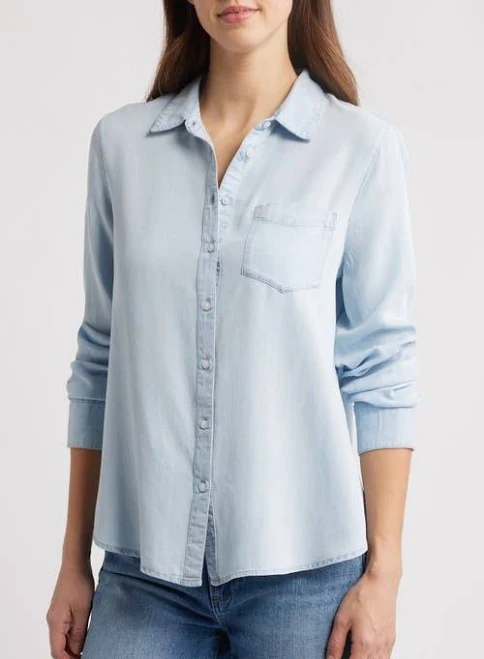 Caslon Chambray Button-Up Shirt