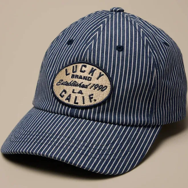 Lucky Brand Striped Lucky Baseball