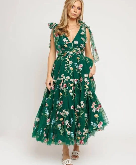 Margaret Floral Midi Dress