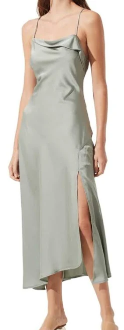 ASTR the Label Astr Dresses Astr Cowl Midi Slip Dress