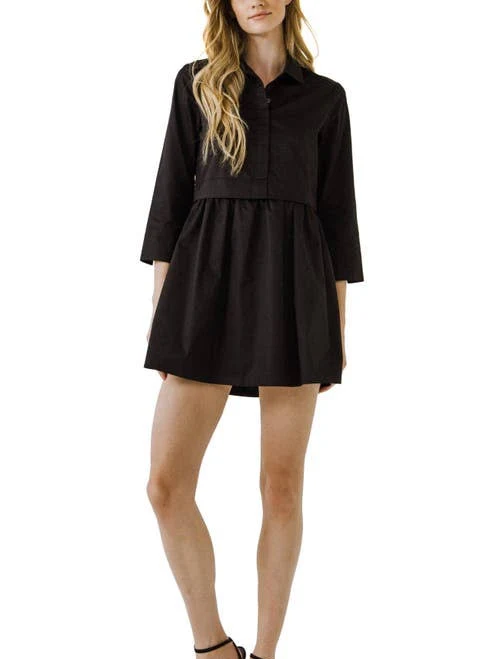 English Factory Women's Mini Shirt Dress