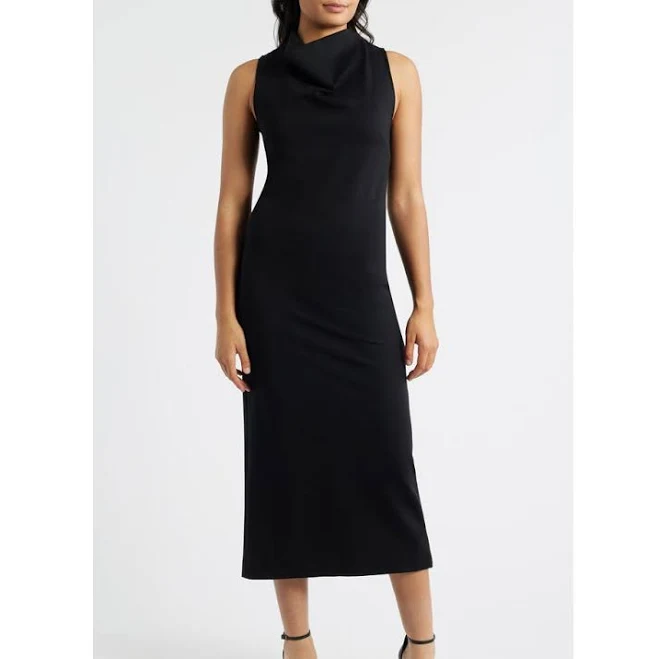 Spanx Ponte Sleeveless Midi Dress