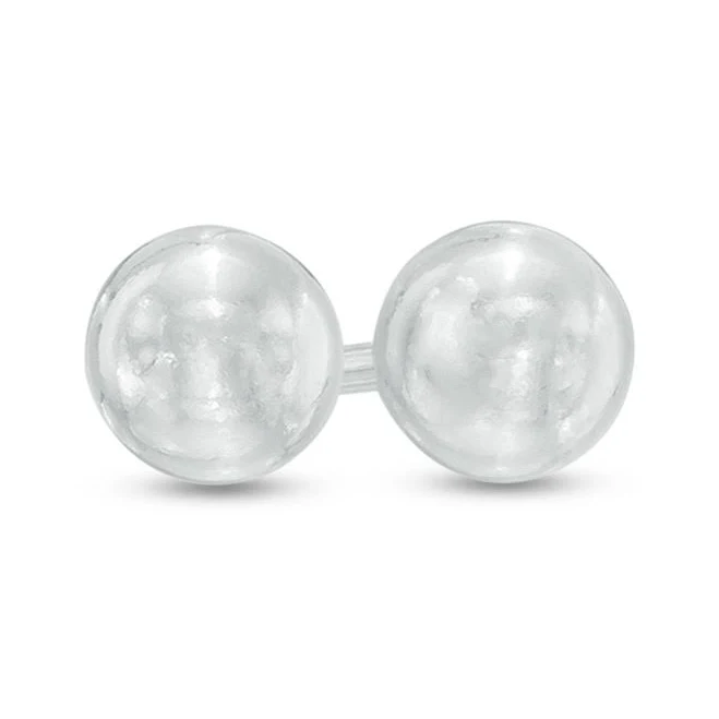 Sterling Silver Ball Stud Earrings