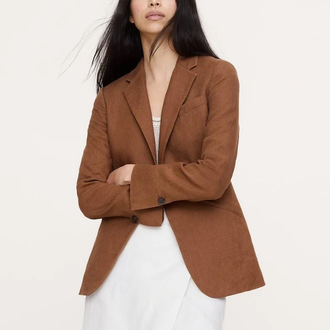 Banana Republic Women's Slim Linen Blazer