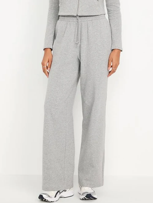 Old Navy Women's High-Waisted Socomfy Wide-Leg Sweatpants