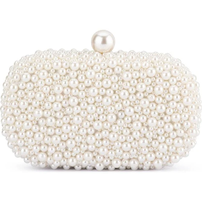 Olga Berg Valentina Pearl Clutch