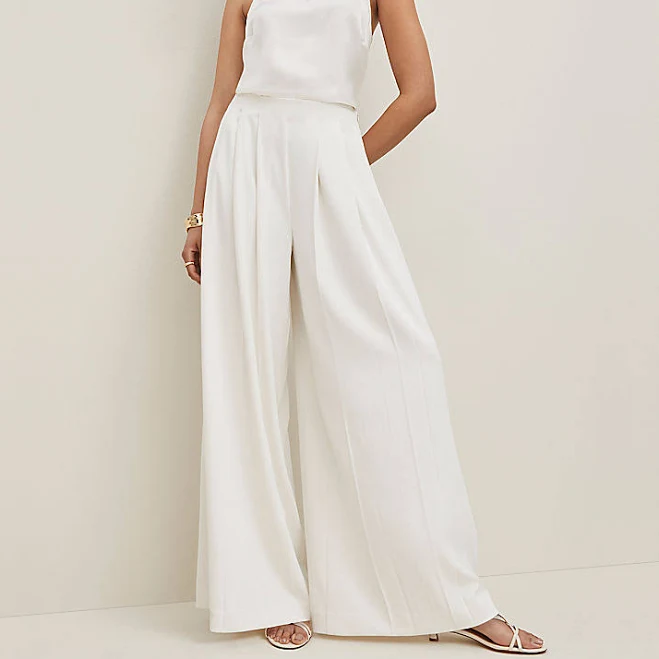 Ann Taylor Women's Triple Pleat Palazzo Pants