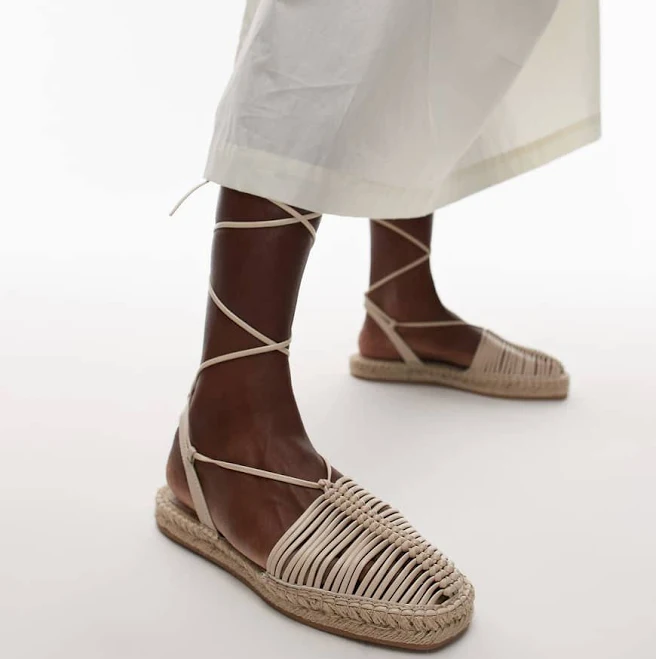 Topshop Helayna Woven Espadrilles