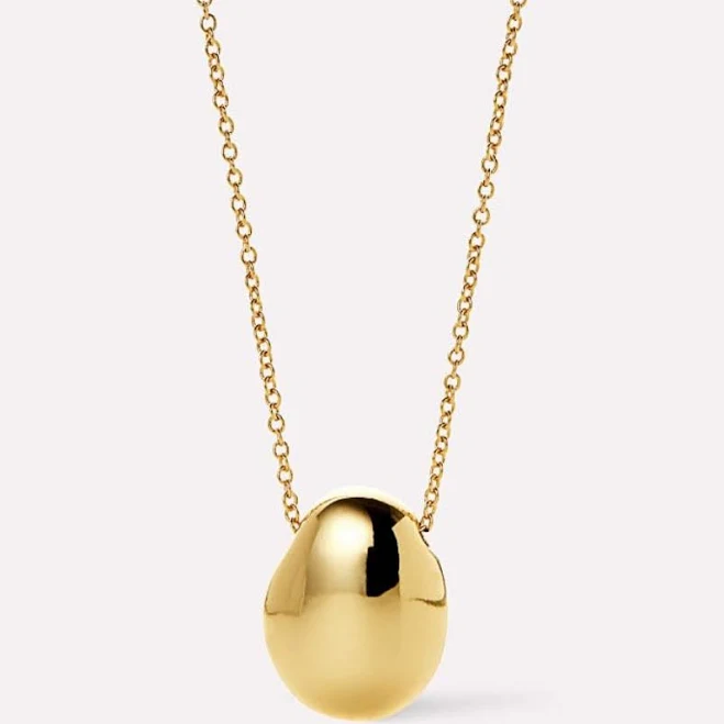 Ana Luisa Women's Pebble Mini Gold Pendant Necklace