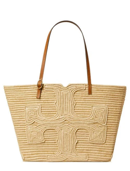 Tory Burch Large Ella Structure Straw Tote