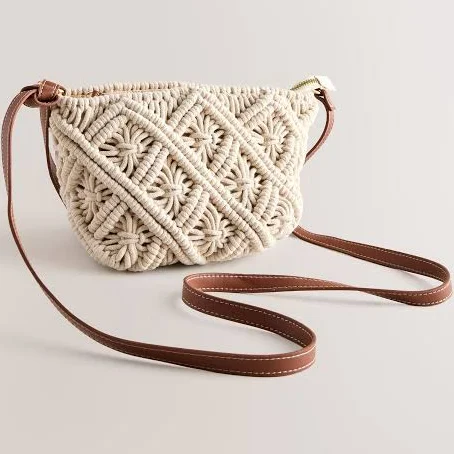 Macrame Women's Cross-Body Bag