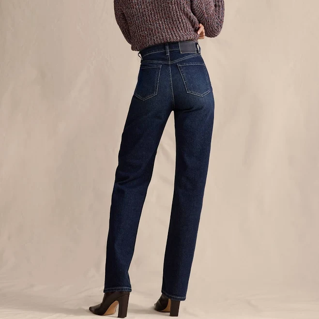 Banana Republic Women's High-Rise 90s Straight Jean