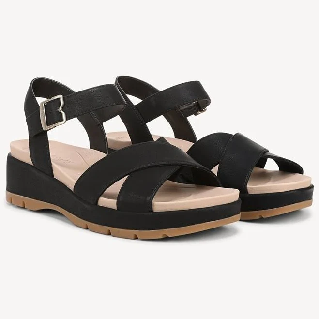 Dr. Scholl's Women's Free Love Platform Ankle Strap Sandals