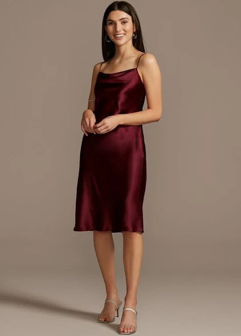 DB Studio Midi Satin Slip Dress