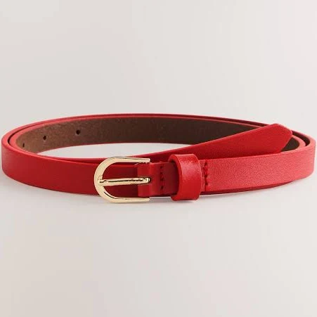 Women's Skinny Leather Belt