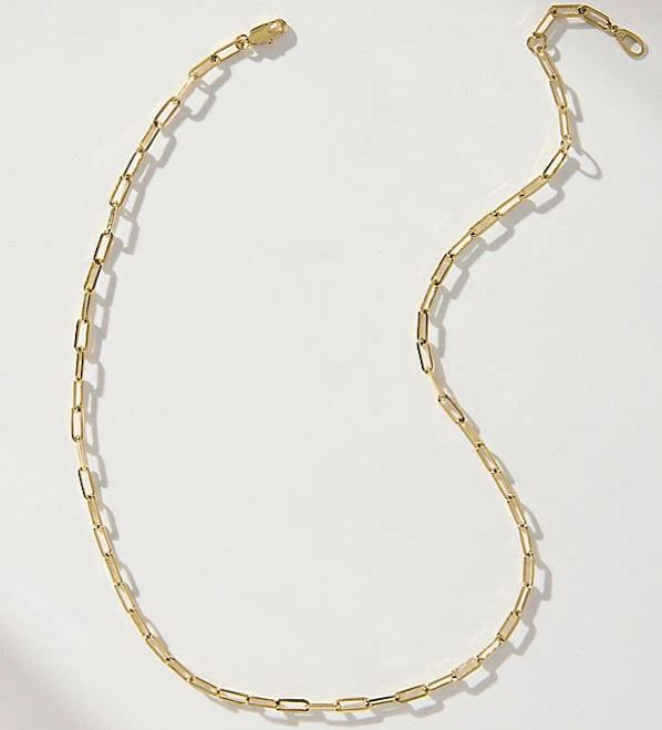 Ana Luisa Laura Bold 14K Gold Plated Link Chain Necklace