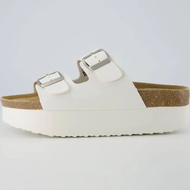 Cushionaire Women's Plane Platform Footbed Sandals