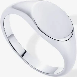 Pavoi Women's Chunky Signet Gold Ring