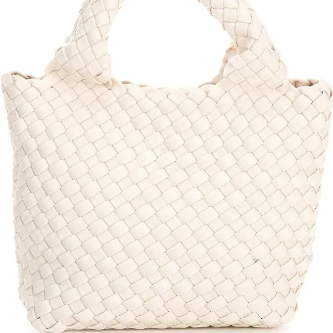 Antonio Melani Women's Neoprene Woven Mini Tote Handle Bag