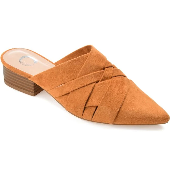 Journee Collection Women's Kalida Mule Faux Suede Flats