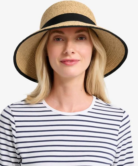 Provence Women's Raffia Wide Brim Sun Hat
