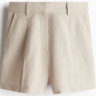 H&M Linen-Blend Shorts