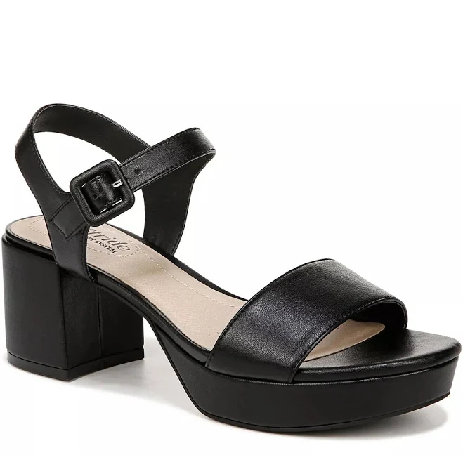 LifeStride Women's Rhythmn Platform Block Heel Sandals