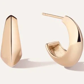 LÚDERE Chunky Statement Hoop Earrings