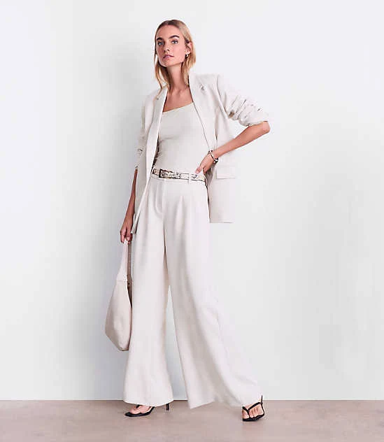 Loft Women's Versa Crepe Drape Palazzo Pants