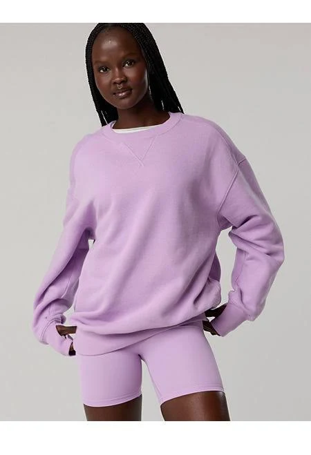 OFFLINE By Aerie Cloud Fleece Oversized Crewneck Sweatshirt Women's