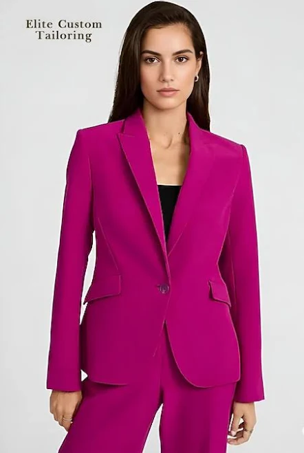 Tailored Blazer & Flared Trousers Set